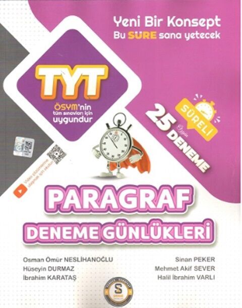 Süre Yayınları TYT Paragraf 25 li Deneme Günlükleri