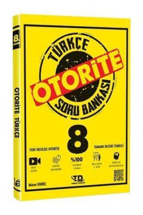 Tandem 8. Sınıf Türkçe Otorite Soru Bankası Tandem Yayınları