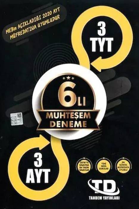 Tandem TYT 6lı Muhteşem Deneme Tandem Yayınları