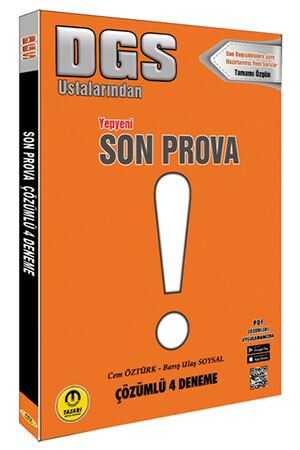 Tasarı 2022 DGS Son Prova 4 Deneme Çözümlü Tasarı Yayınları