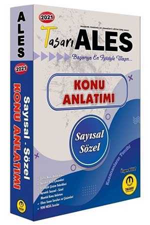 Tasarı Akademi 2021 ALES Matematik Türkçe Konu Anlatımı Tasarı Akademi Yayınları