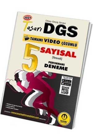 Tasarı Akademi 2021 DGS Sayısal Matematik 5 Performans Deneme Tasarı Akademi Yayınları