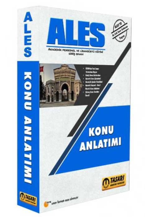 Tasarı ALES Konu Anlatımı Tasarı Yayınları