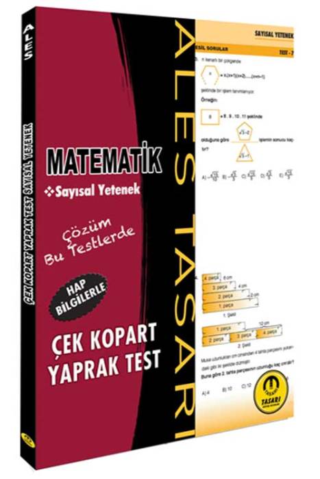 Tasarı ALES Matematik Yaprak Test Tasarı Yayınları