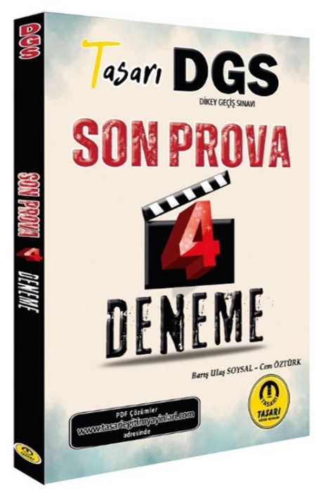 DGS Son Prova 4 Deneme PDF Çözümlü Tasarı Yayınları