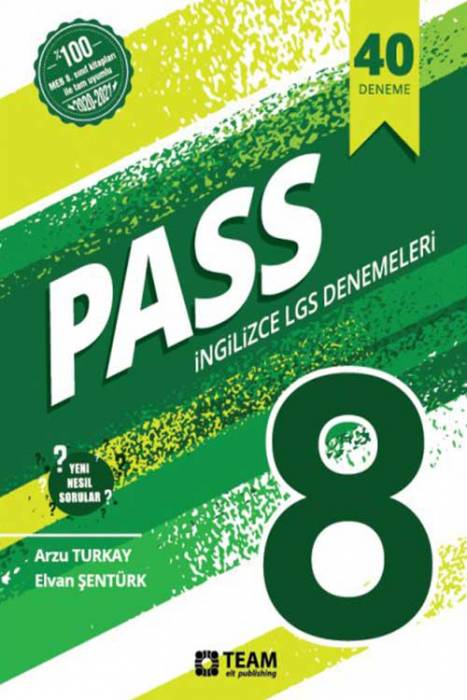 Team Elt 8. Sınıf PASS İngilizce LGS Deneme Sınavı Yeni Nesil Sorular Team Elt Publishing