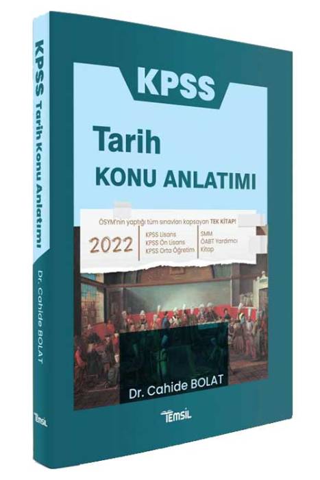 Temsil 2022 KPSS Tarih Konu Anlatımı Temsil Yayınları