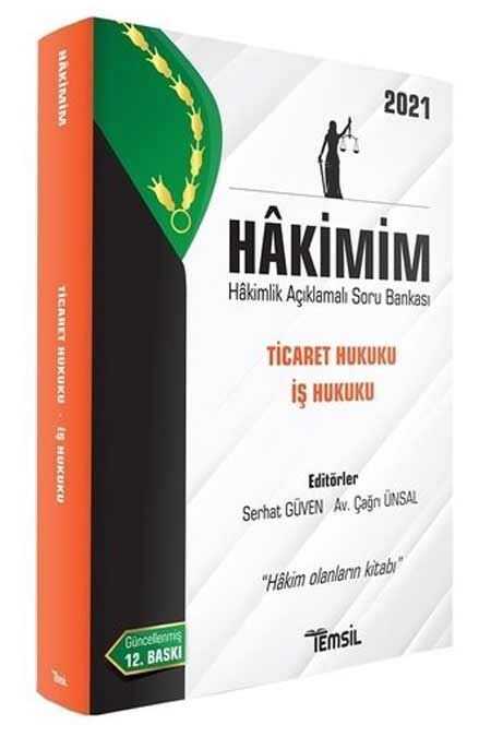 Temsil 2021 Hakimim Hakimlik Ticaret Hukuku-İş Hukuku Soru Bankası Çözümlü Temsil Yayınları