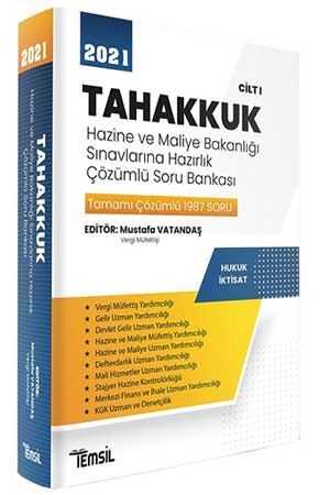 Temsil 2021 TAHAKKUK Hazine ve Maliye Bakanlığı Sınavlarına Hazırlık Çözümlü Soru Bankası Cilt 1 Temsil Kitap Yayınları