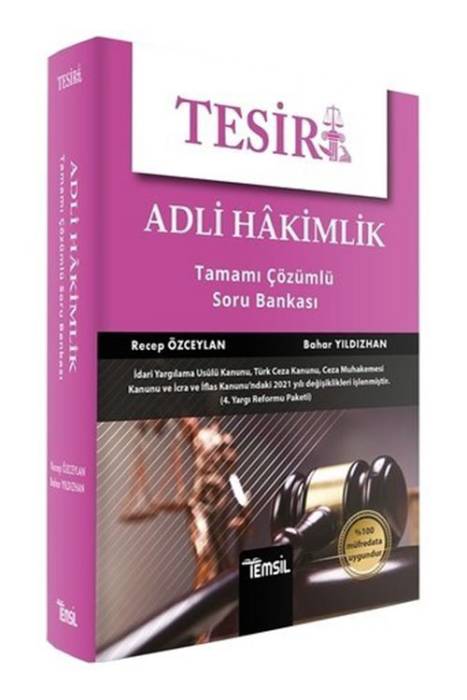 Temsil Adli Hakimlik TESİR Soru Bankası Çözümlü Temsil Yayınları