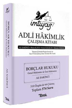 Temsil İmtiyaz Adli Hakimlik Çalışma Kitabı Borçlar Hukuku Genel Hükümler / Özel Hükümler Temsil Yayınları