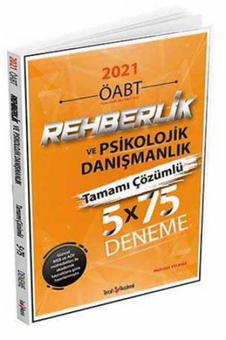 Tercih 2021 ÖABT Rehberlik ve Psikolojik Danışmanlık 5 Deneme Çözümlü Tercih Akademi Yayınları