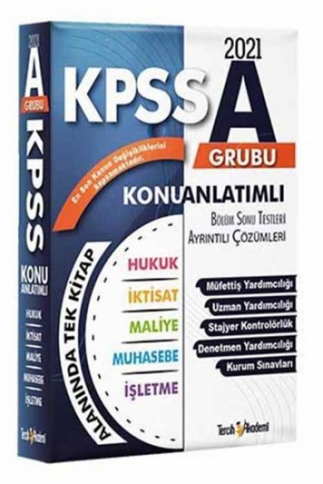 Tercih Akademi 2021 KPSS A Grubu Konu Anlatımlı Tercih Akademi Yayınları