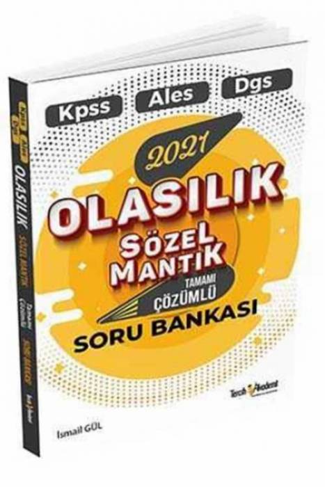 Tercih Akademi 2021 KPSS DGS ALES OLASILIK Sözel Mantık Tamamı Çözümlü Soru Bankası Tercih Akademi Yayınları