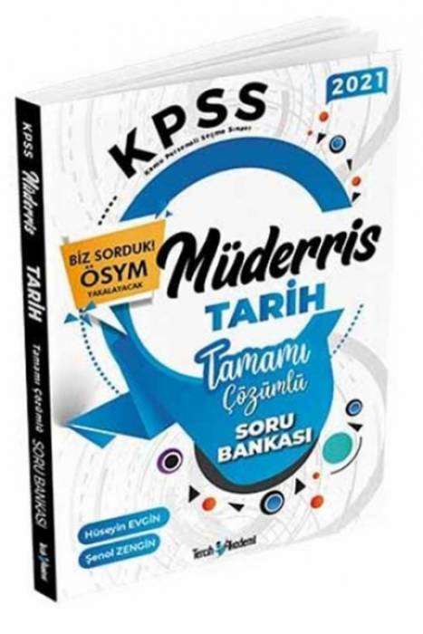 Tercih Akademi 2021 Müderris Tamamı Çözümlü Tarih Soru Bankası Tercih Akademi Yayınları