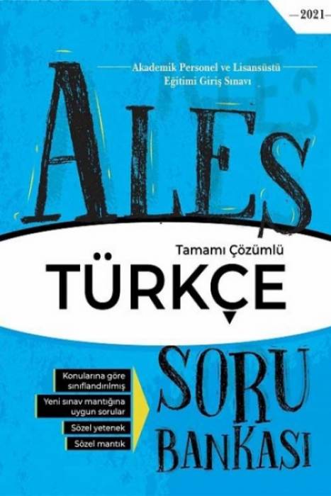 Tercih Akademi Ales Sözel Türkçe Tamamı Çözümlü Soru Bankası Tercih Akademi Yayınları