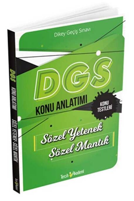 Tercih Akademi DGS Sözel Yetenek Sözel Mantık Konu Anlatımı Tercih Akademi Yayınları