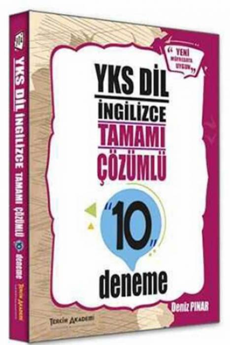 Tercih Akademi YKSDİL İngilizce Tamamı Çözümlü 10 Deneme Tercih Akademi Yayınları