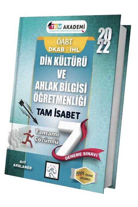 TKM Akademi 2022 ÖABT Din Kültürü ve Ahlak Bilgisi Tam İsabet 7 Deneme Çözümlü