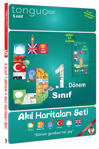 Tonguç 5. Sınıf 1. Dönem 5.1 Akıl Haritaları Seti Tonguç Akademi