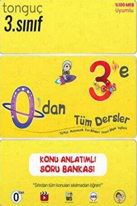 0'dan 3'e Tüm Dersler Konu Anlatımlı Soru Bankası Tonguç Akademi Yayınları