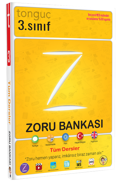 Tonguç 3. Sınıf Tüm Dersler Zoru Soru Bankası Tonguç Akademi