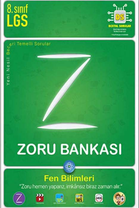 8. Sınıf LGS Fen Bilimleri Zoru Bankası Tonguç Akademi Yayınları