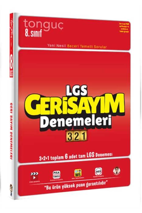 Tonguç 8. Sınıf LGS Geri Sayım 321 Denemeleri Video Çözümlü Tonguç Akademi