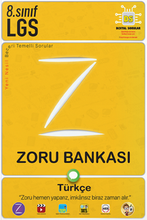 Tonguç 8. Sınıf Türkçe Zoru Bankası Tonguç Yayınları