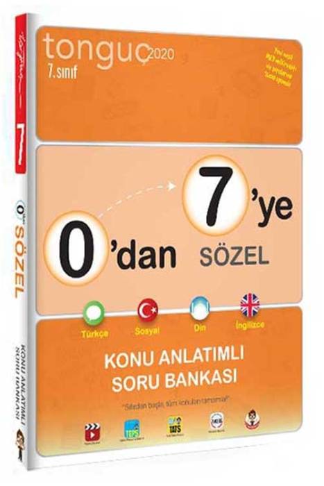 Tonguç Akademi 0'dan 7'ye Sözel Konu Anlatımlı Soru Bankası Tonguç Akademi Yayınları ve Data 7. Sınıf Tüm Dersler Soru Bankası Hediyeli