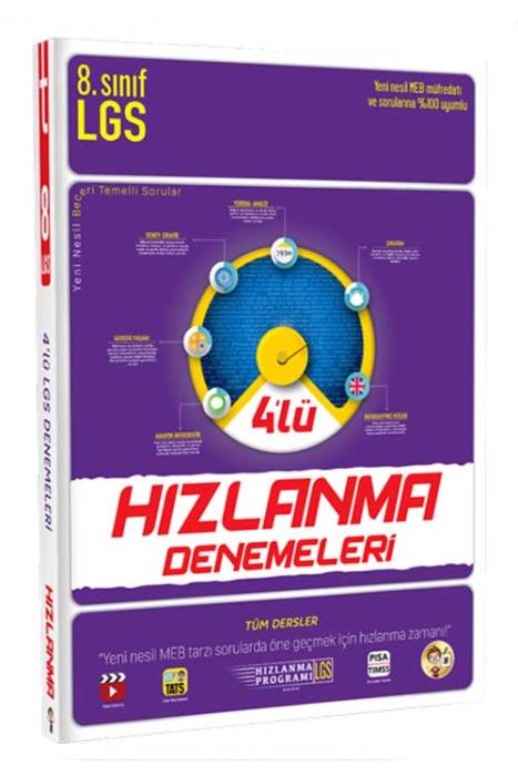 Tonguç Akademi 8. Sınıf LGS 4 lü Hızlanma Denemeleri Tonguç Akademi Yayınları