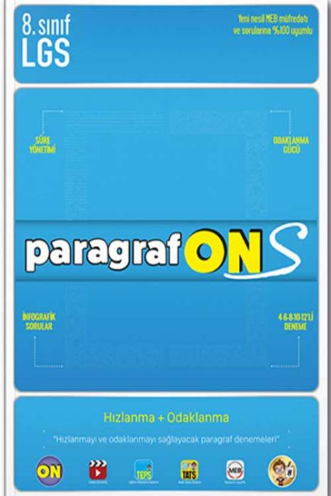 Tonguç Akademi LGS ParagrafONS Soru Bankası Tonguç Akademi Yayınları