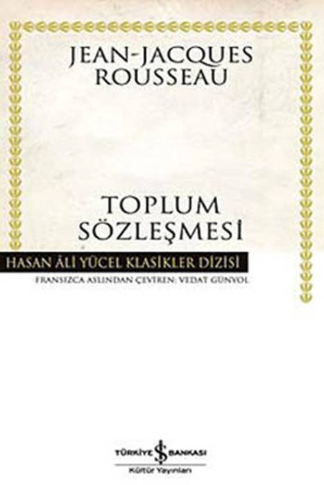 Toplum Sözleşmesi İş Bankası Kültür Yayınları