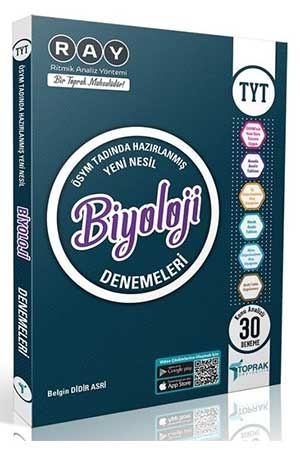 Toprak TYT Biyoloji 30 Deneme Kitabı Toprak Yayınları