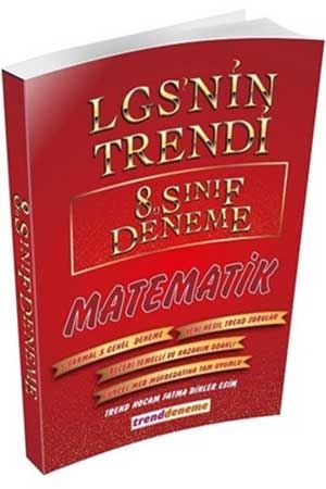 Trend Akademi 8. Sınıf LGS Matematik LGS nin Trendi 10 Deneme Trend Akademi Yayınları