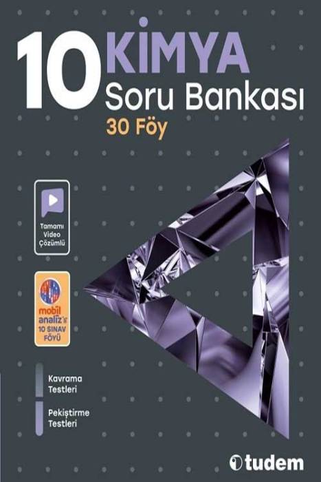 Tudem 10. Sınıf Kimya Soru Bankası Tudem Yayınları