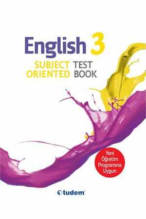 Tudem 3. Sınıf English Subject Oriented Testbook Tudem Yayınları