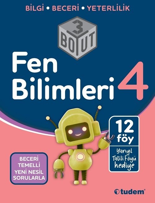 Tudem 4. Sınıf Fen Bilimleri 3 Boyut Soru Bankası Tudem Yayınları