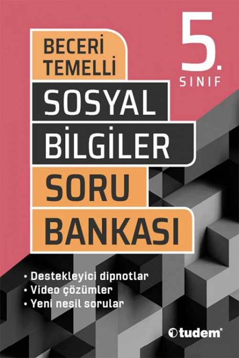 Tudem 5. Sınıf Sosyal Bilgiler Beceri Temelli Soru Bankası Tudem Yayınları