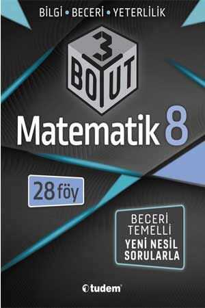 Tudem 8. Sınıf Matematik 3 Boyut 28 li Föy Tudem Yayınları