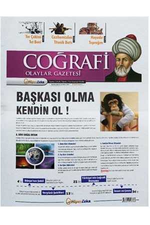 Tüm Sınavlar İçin Coğrafi Olaylar Coğrafya Gazetesi Hiper Zeka Yayınları