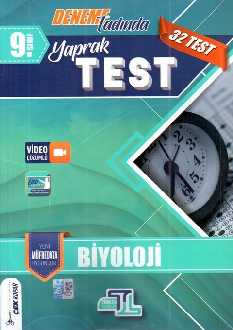 Tümler Yayınları 9. Sınıf Biyoloji Yaprak Test