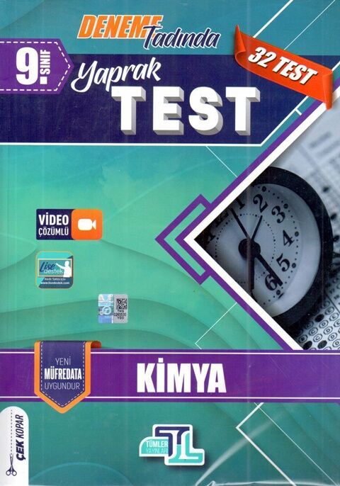 Tümler Yayınları 9. Sınıf Kimya Yaprak Test