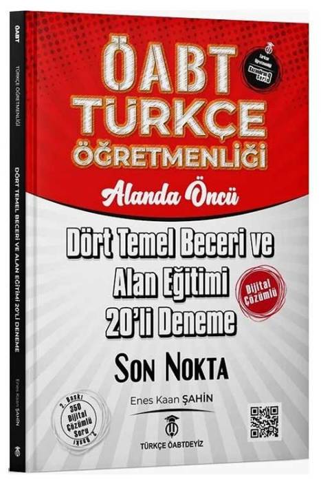 ÖABT Türkçe Dört Temel Beceri ve Alan Eğitimi 20 Deneme Dijital Çözümlü Türkçe ÖABT'Deyiz