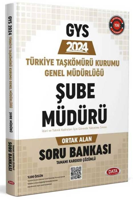 Türkiye Taşkömürü Kurumu Genel Müdürlüğü Şube Müdürü İdari ve Teknik Kadrolar İçin GYS Ortak Alan Soru Bankası Data Yayınları