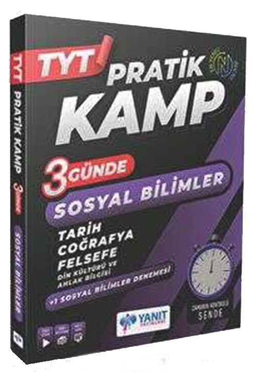 TYT 3 Günde Sosyal Bilimler Pratik Kamp Yanıt Yayınları TYT Sosyal ...