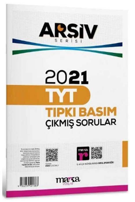 TYT Arşiv Serisi 2021 Çıkmış Sorular Çözümlü Tıpkı Basım Marka Yayınları