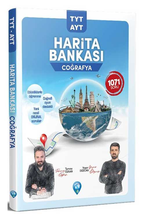 TYT AYT Coğrafya Harita Bankası Dizgi Kitap Yayınları TYT Coğrafya Soru ...