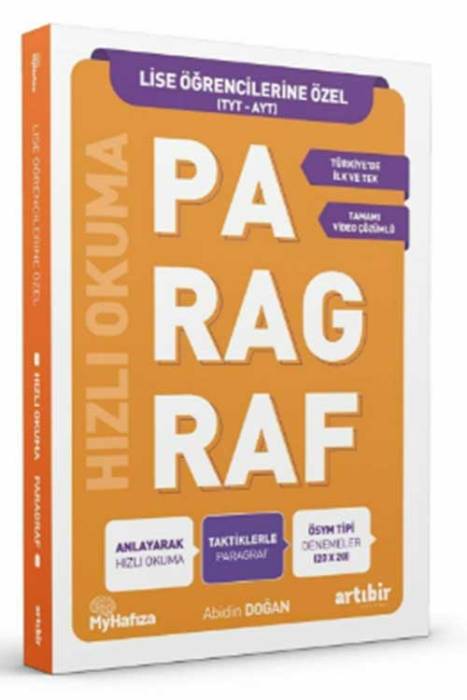 TYT-AYT Hızlı Okuma Paragraf Soru Bankası + 20 Deneme Artıbir Yayınları