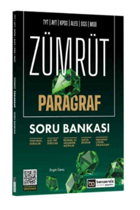 TYT AYT KPSS ALES DGS MSÜ Zümrüt Paragraf Soru Bankası Benzersiz Akademi Yayınları